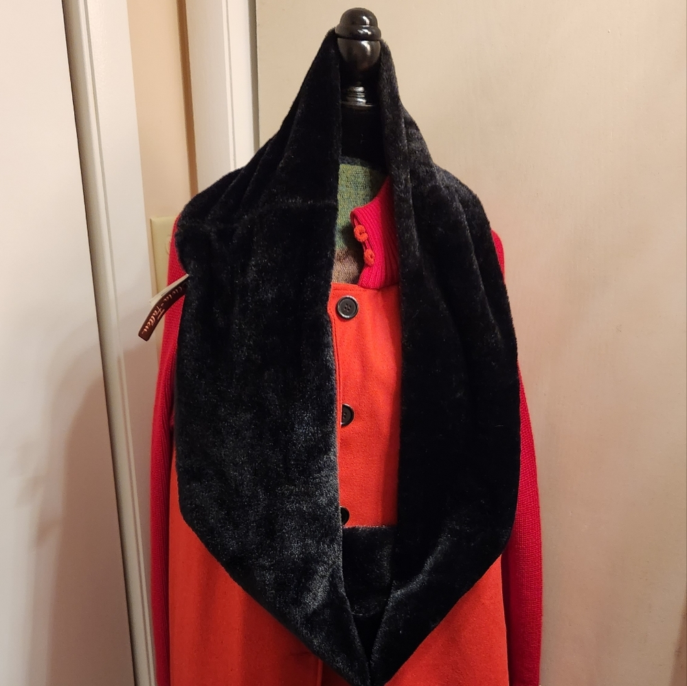 Infinity faux fur scarf